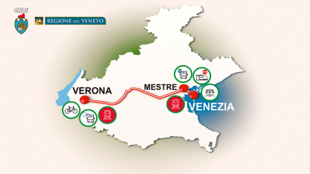Verona e Venezia prime città venete col biglietto unico integrato per il trasporto pubblico 