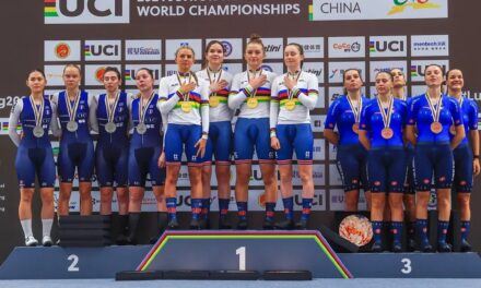 Bronzo per Asia Sgaravato con il quartetto azzurro ai mondiali Juniores su Pista in Cina