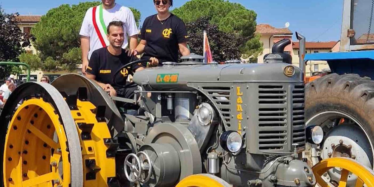 Alla sagra di S.Lorenzo a Pescantina 2 mostre di pittura e sfilata dei trattori d’epoca