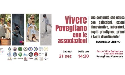 Povegliano, sabato 21 settembre festa delle associazioni al parco Balladoro