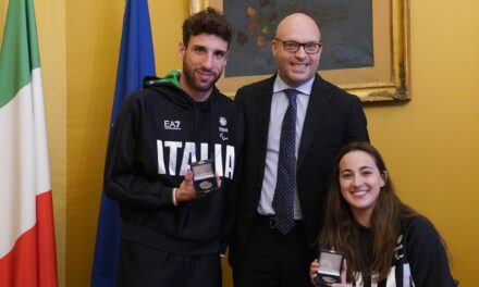 Stefano Raimondi e Giulia Terzi premiati alla Camera da Lorenzo Fontana: “C’è sempre speranza se ci sono impegno e amore”