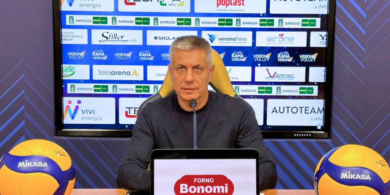 Rana Verona, la stagione 2024/25 inizia a Perugia. Stoytchev: “Loro favoriti per lo scudetto. Curioso di vedere come gestiremo la pressione”