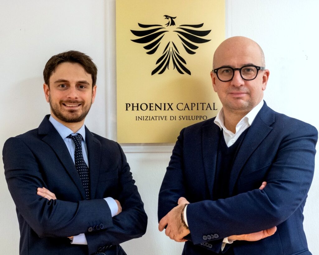 Management. Giulio Fezzi, presidente di Phoenix Capital (a destra) con Francesco Righetti, direttore Phoenix Innovation Center.