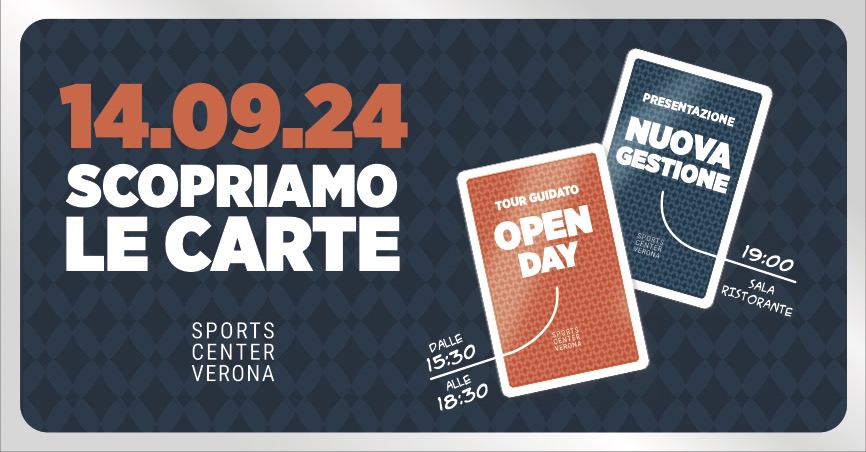 Lo Sports Center Verona si presenta: l’Open Day per raccontare le novità del circolo di Borgo Venezia