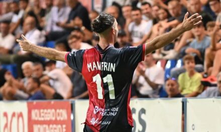 Virtus Verona, Manfrin regala la prima vittoria in campionato. Al Gavagnin Novara battuto 1-0