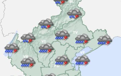 Meteo, allerta nel pomeriggio. Queste le previsioni per il weekend nel Veneto