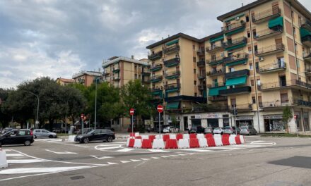 Finiti i lavori per la nuova rotatoria allo Stadio