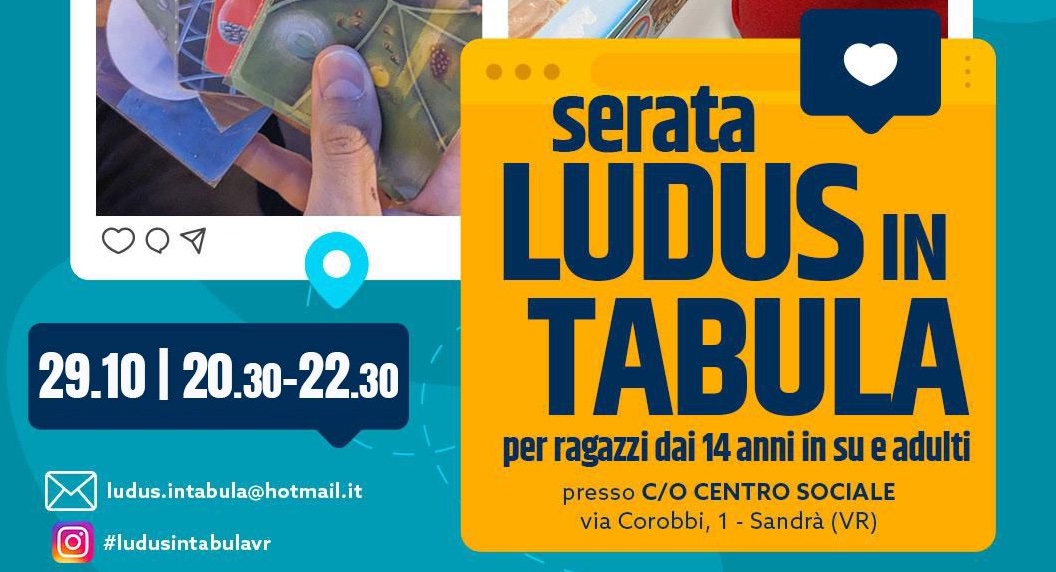 Ludus in Tabula a Sandrà: giochi da tavolo e divertimento per tutti