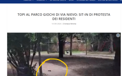 Parco giochi di via Nievo, dopo il sit-in avviata la derattizzazione