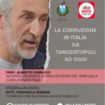 La corruzione in Italia da Tangentopoli a oggi: il 24 ottobre a Povegliano un incontro con il prof. Vannucci