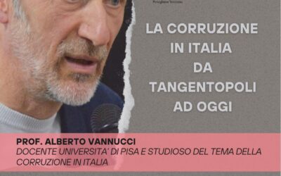 La corruzione in Italia da Tangentopoli a oggi: il 24 ottobre a Povegliano un incontro con il prof. Vannucci