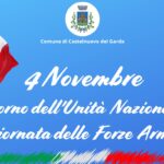 Castelnuovo del Garda celebra la Festa dell’Unità nazionale e delle Forze Armate: cerimonia e corteo il 3 novembre