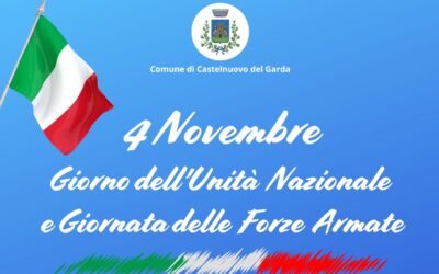 Castelnuovo del Garda celebra la Festa dell’Unità nazionale e delle Forze Armate: cerimonia e corteo il 3 novembre