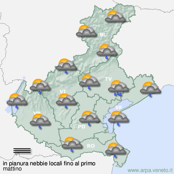 meteo mercoledi