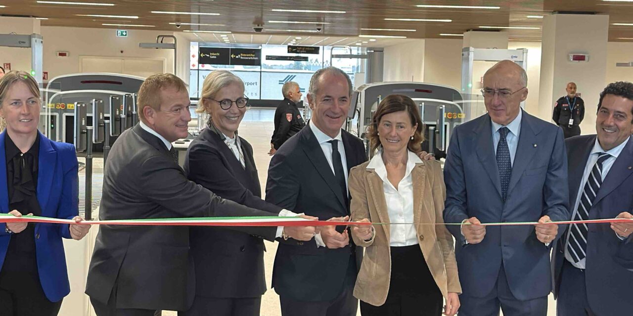 Progetto Romeo all’80%. Inaugurata la nuova Area Security dell’Aeroporto Catullo