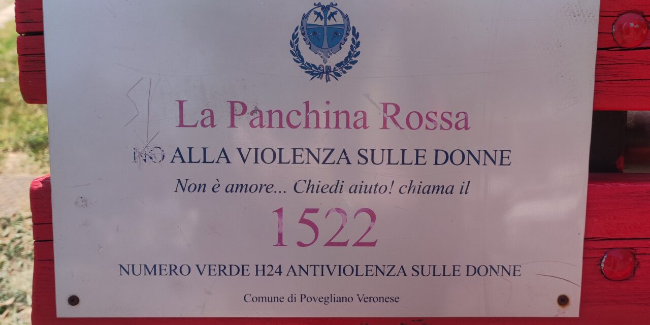 Povegliano:  dopo il vandalismo, la nuova targa antiviolenza per il 25 Novembre