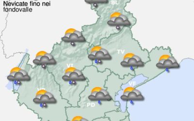 Meteo, depressione in arrivo dalla Scandinavia. Prime nevicate dalla sera di giovedì