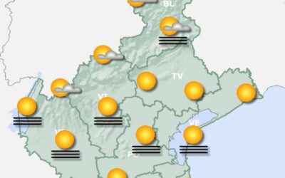 Meteo, le previsioni Arpav sino a venerdì: attenzione alla nebbia specie nelle ore notturne