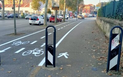 Ponte Catena – San Zeno, sulla ciclabile la nuova segnaletica orizzontale