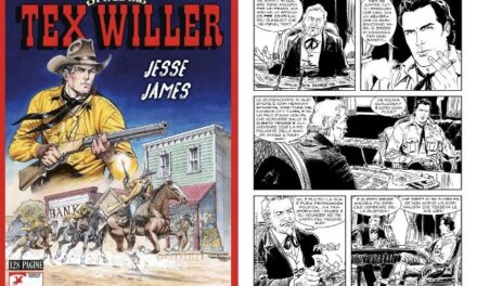 La leggenda incontra la leggenda: in edicola Tex Willer alle prese con Jesse James, il bandito gentiluomo