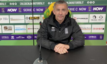 Caldiero-AlbinoLeffe 0-2. Soave: “Dura analizzare una sconfitta del genere. Ma non molliamo”