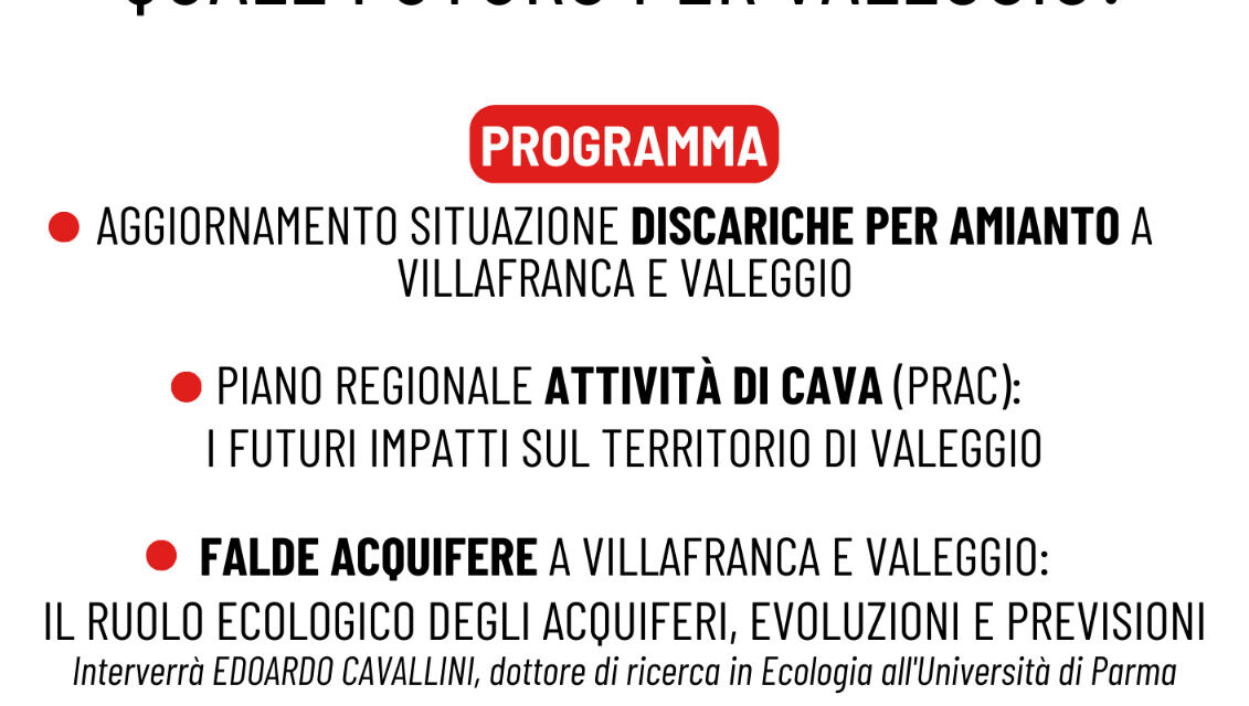 Valeggio, domani sera incontro pubblico di aggiornamento sulle discariche di amianto