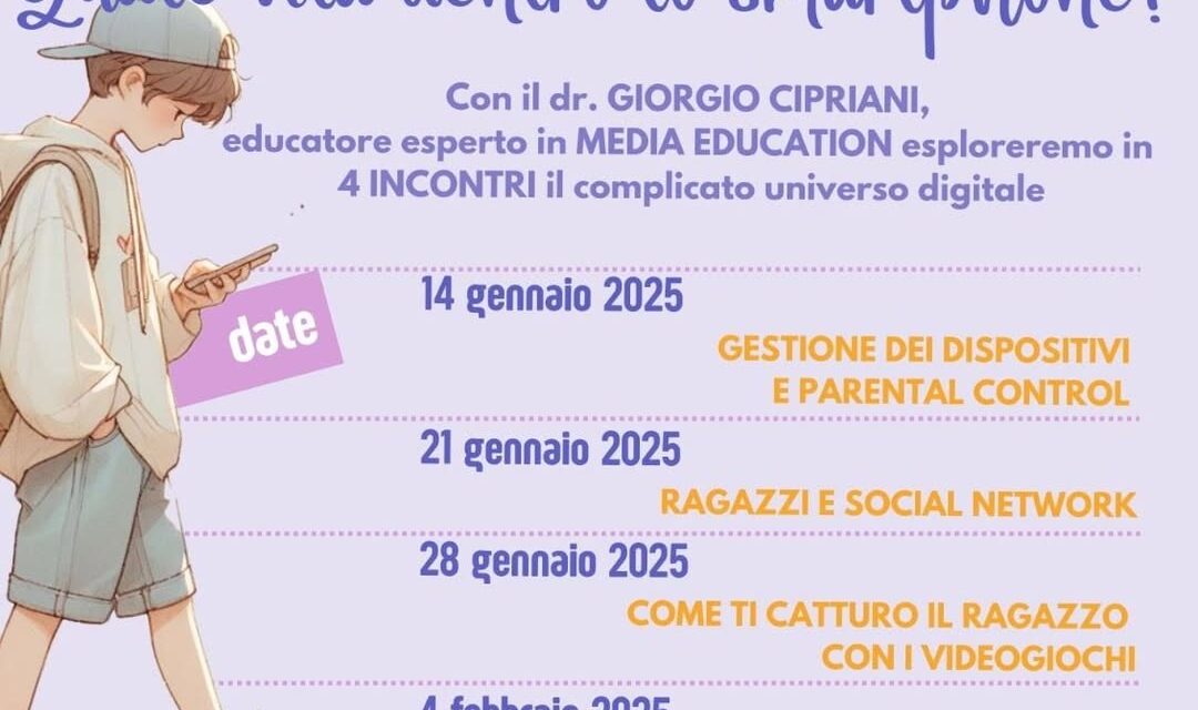 Povegliano, quattro incontri per “Genitori Digitali”