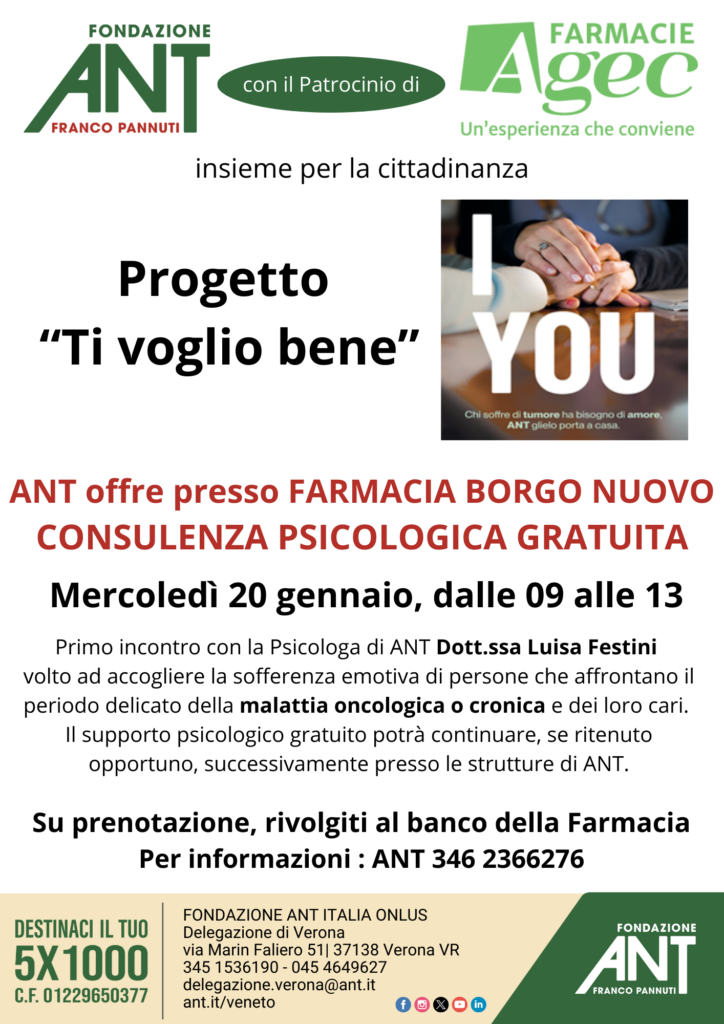 AGEC ANT Ti voglio bene BORGO NUOVO