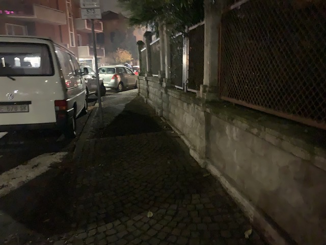 L’insicurezza aumenta anche per le strade buie