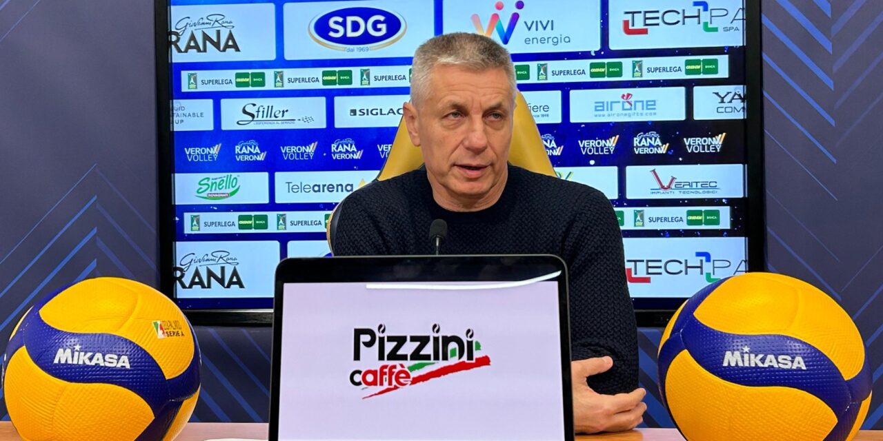 Rana Verona apre il 2025 a Civitanova. Stoytchev: “Il nostro focus è su come migliorare di partita in partita”