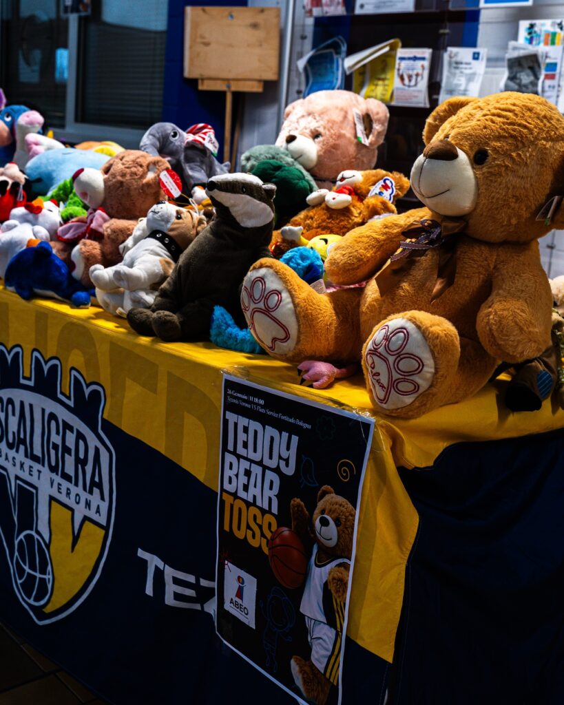 teddy bear toss