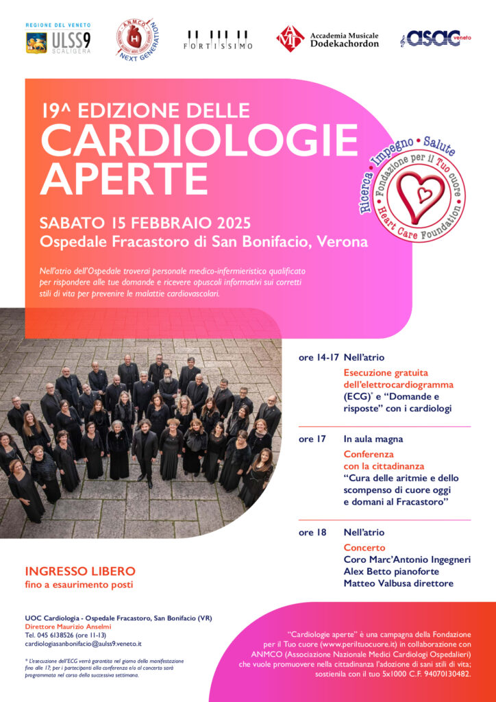 Locandina cardiologie aperte 15 febbraio 2025