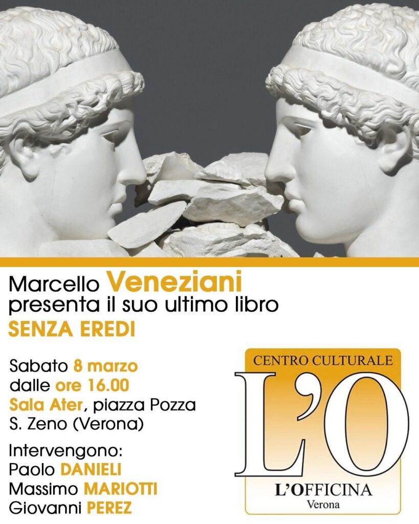 Senza eredi. Marcello Veneziani a Verona per presentare il suo libro